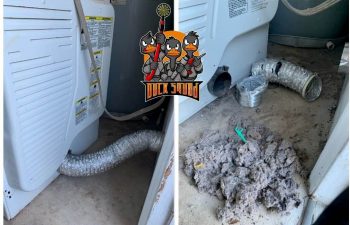 Dirt removed from ventilation